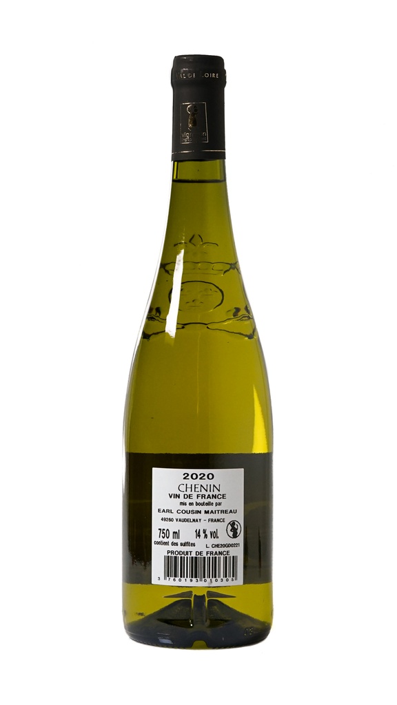 Chenin Blanc 2020  VDF les Cousinades HVE DF