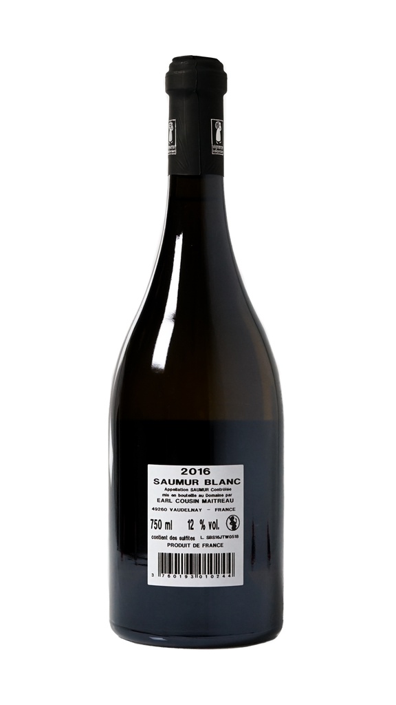 Blanc - Domaine Fiervaux - Saumur 2016 (AOP, HVE3)