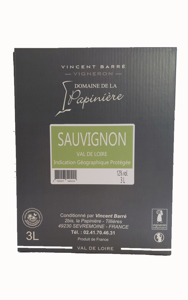 BIB 3L - Domaine de la Papinière - Sauvignon IGP