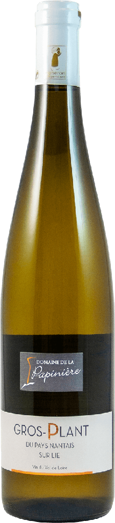 Bt 75 cl - Blanc - Domaine de la Papinière- Gros Plant sur lie