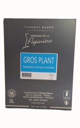 [3760207540200] BIB 3L - Blanc - Domaine de la Papinière - Gros-Plant