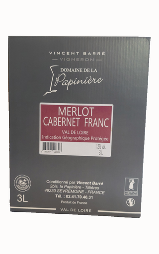 [3760207540323] BIB 3L - Rouge - Domaine de la Papinière - Merlot Cabernet Franc IGP