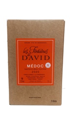 [3760262590080] BIB 5L - Rouge - Château David - Les Fontaines de David 2020 - Médoc