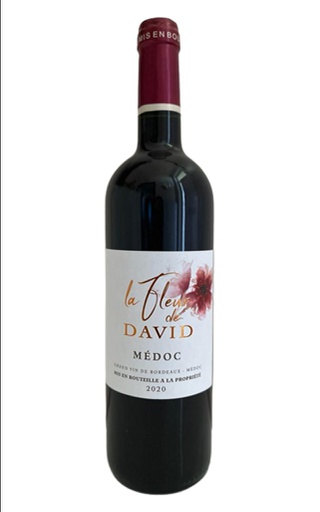 [3760262590103] Bt 75 cl - Rouge - La Fleur de David 2020 - Médoc