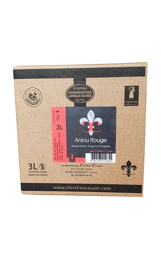 [3760193010855] BIB 3L - Rouge - Domaine Fiervaux - Anjou